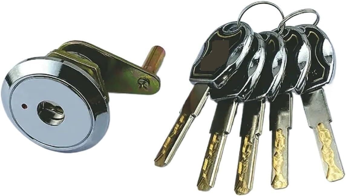 Lock Cylinder， Mechanical Safe Anti-Theft Lock Cylinder 2keys and 5keysElectronic Password Emergency Universal(205c)