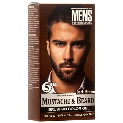 Wholesale MUSTACHE & BEARD COLOR-DARK BROWN #MEN SELECT