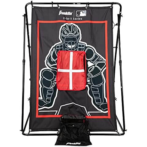 Franklin Sports Pitch Back Baseball Rebounder and Pitching Target Cover
