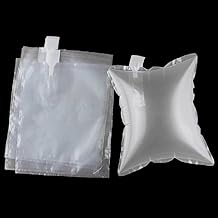 100 Pack,Free Hand Pump AIR PAKPRO 5.9x5.9inch Clear Plastic Inflatable Air Packaging Bags Air Pillows Air Cushions Buffer Bags Void Fill Cushioning for Shipping and Packaging,VFC1515