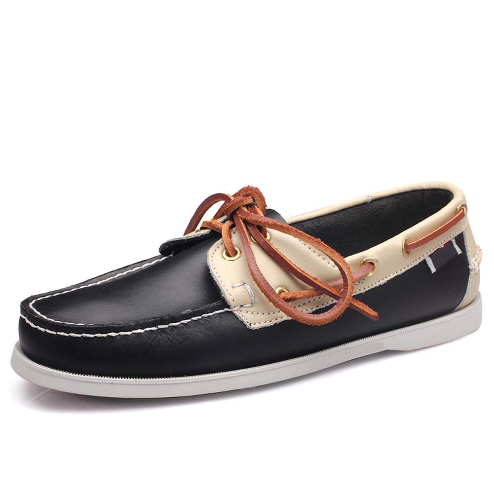 Chaussures à Lacets en Cuir pour Hommes de Pont Décontractées