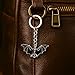Black Bat Keychain – Cool Keychains for Bag Charm, Purse Charm for Handbags, Halloween Key Chain for Men Girls Boys Son Women