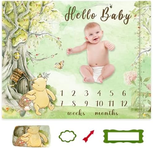 Winnie The Pooh Diaper Bag Utrwooy Pooh Bear Themed Month Blanket