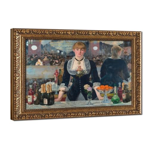 Tableau Édouard Manet anti-reflet pour embellir un mur de bureau vide - Cadre 40x61cm