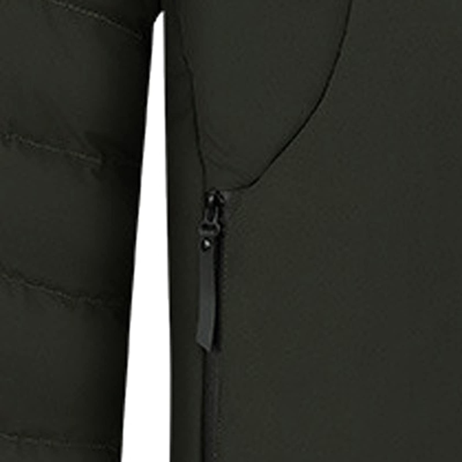 Piumino in pile trapuntato con cappuccio da uomo giacca militare parka mezza stagione inverno caldo spesso maglioni leggero giacca cappotto parka giacca con zip