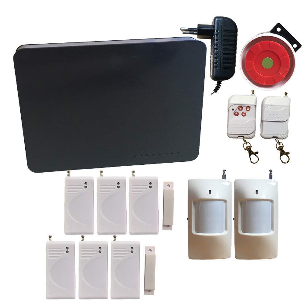 Alarma antirrobo con sensor de movimiento y aviso telefónico instantáneo por llamada GSM de seguridad
