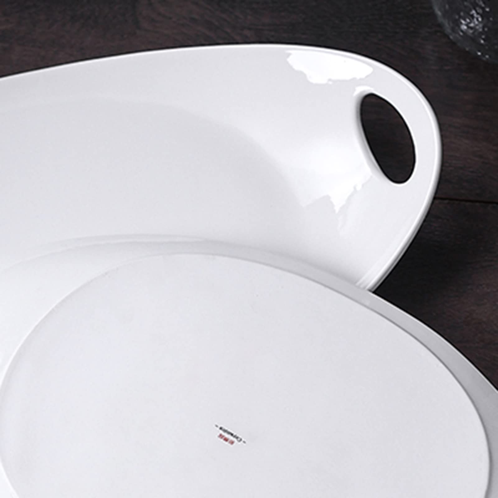 Talerz Z Owocami Morza, Kreatywne Chińskie Palety Podwójne, Zastawa Stołowa Na świętowanie Hotelu święto święta Bożego Narodzenia, Ceramika, 49 Cm/54 Cm(Size:54 * 32 * 6CM)