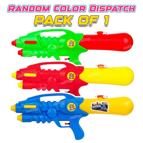 Image of Zest 4 Toyz Holi Pichkari High Pressure Water Gun Toy Long Water Gun Holi Combo of 1 Pkt Holi Color & 100 Water Balloons for Kids Boys and Girls (Assorted Colours)