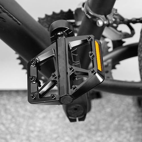 Miniatura 2 de Pedales de bicicleta de montaña, aleación de aluminio antideslizante, adecuado para BMX, MTB, carretera, bicicleta de montaña, rodamientos DU con