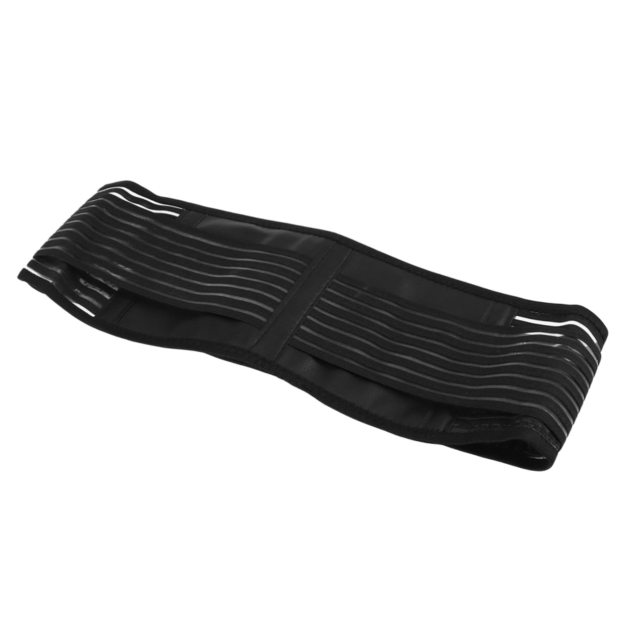 Ipetboom Portable Adjustable Magnetic Waist Support Belt with Self Heating Tourmaline Technology S Black for Relief and Rehabilitation During Work