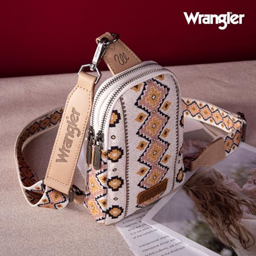 Wrangler Aztec Sling Bag - Southwest Crossbody Trendy Chest Bag4