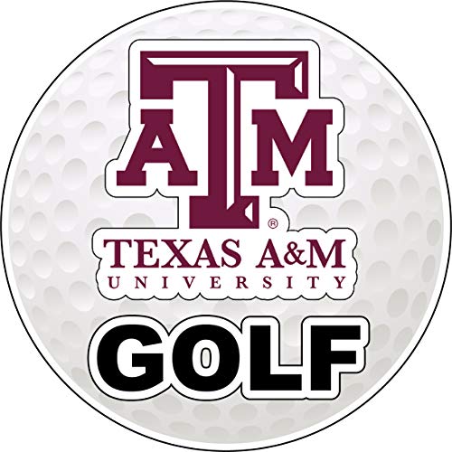 Texas A&M Aggies 4-Inch Round Golf Ball Magnet Officially Licensed Collegiate Product