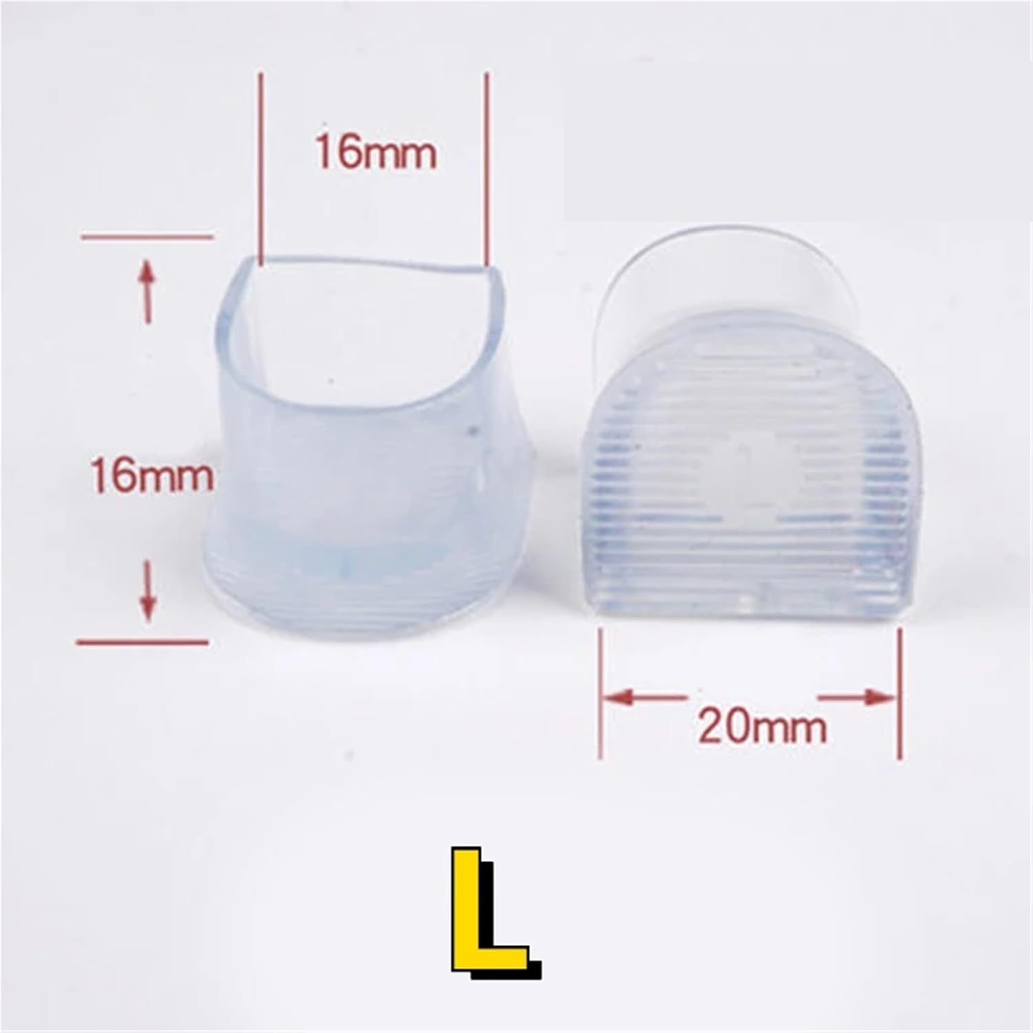 Heel Caps for High Heels Heel Protectors for Shoes 30Pair Silicone Heel Protectors Stoppers Antislip High Heeler Bridal Wedding Shoes Accessories(Beige-L)