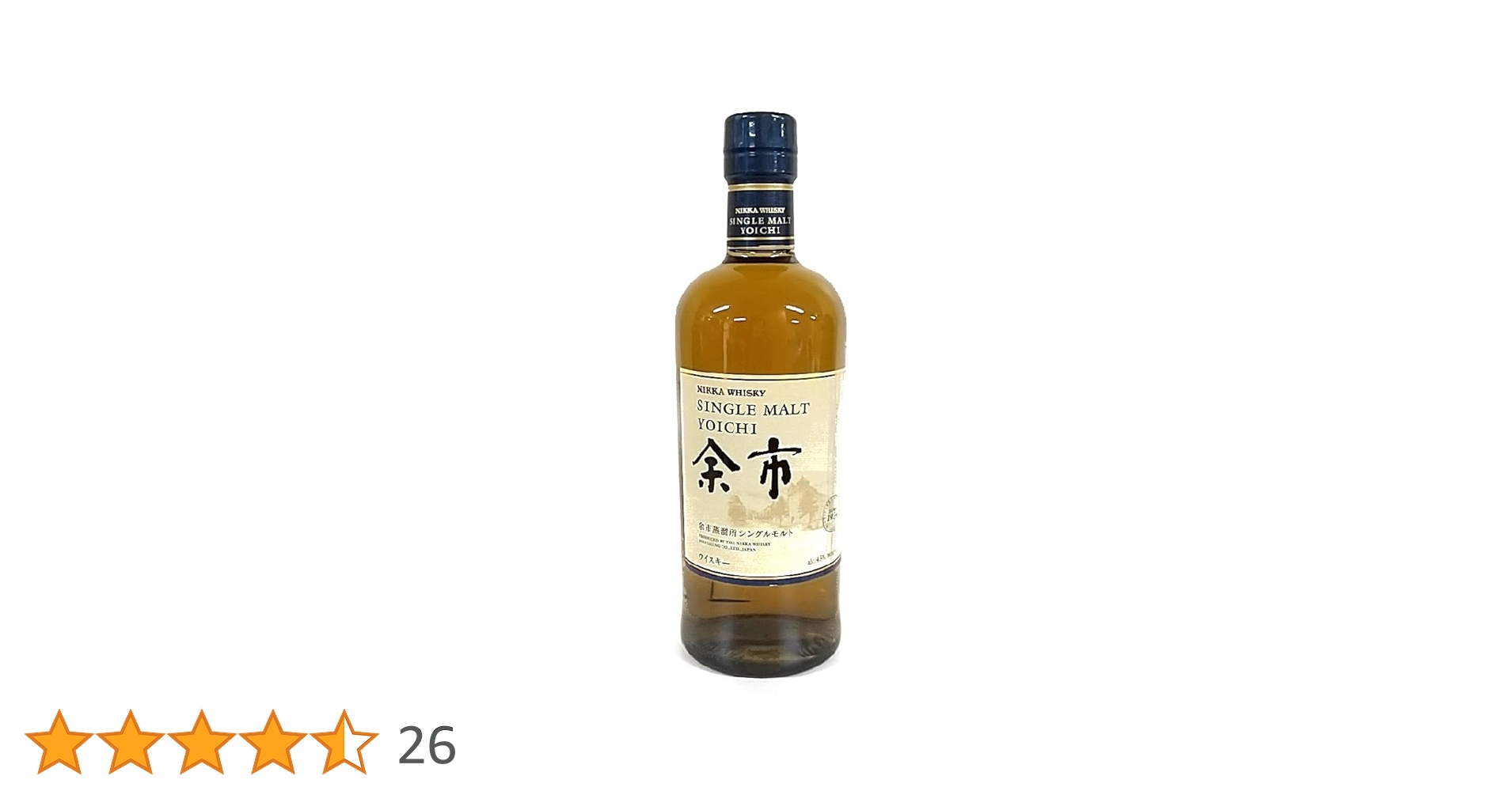 Amazon.co.jp: シングルモルト余市(ギフトボックス入) [ ウイスキー