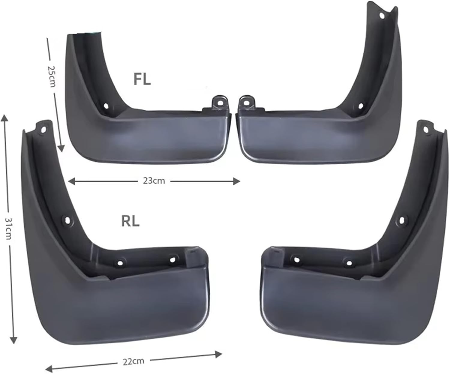 mudflaps Mudflaps Splash Guards Front Rear Mud Flap Mudguards Flaps for VW for Beetle A5 2013-2019