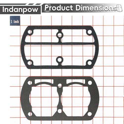 Image of 54571609 & 97330658 Head Gasket Set Compatible with SS3 & SS4 Models Air Compressor Valve Plate Pump (1 Set)