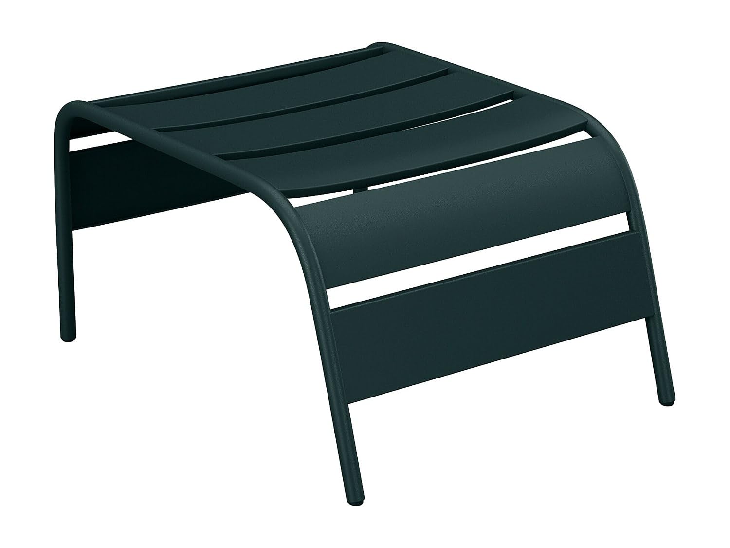 Vente-unique - Sillón de jardín Mirmande - L 50cm x A 61.5cm x H 33cm - Acero - Verde Pino