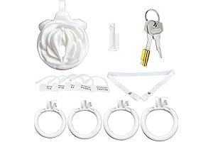 Male Inverted Negative Sissy Petal Shape Chastity Cage