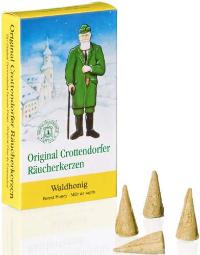 Rudolphs Schatzkiste Smoking candles smoking smell Crottendorfer forest honey 24 St. smoking candles Erzgebirge NEW