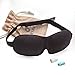 OriHea Eye Mask for Sleeping, Sleep Mask for Men and Women, Patented Design 100% Blackout Sleep Mask Comfortable Eye Mask Blindfold, Black