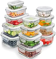Algopix Similar Product 1 - PrepNaturals 13 Pack Glass Meal Prep