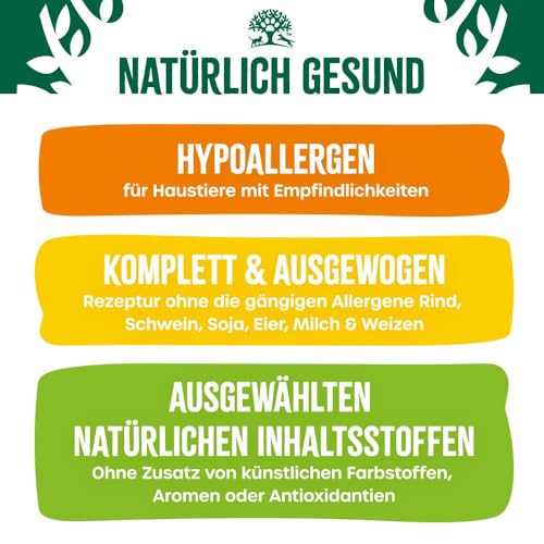 James WELLBELOVED 6 x 400g Hund Dose Nassfutter ohne Getreide, Huhn in Pastete 6