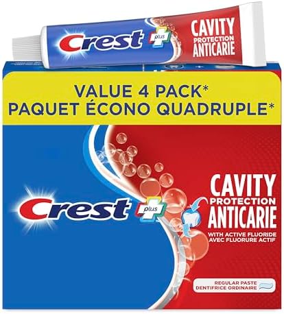 Crest Cavity Protection Toothpaste, Regular Paste, 125 mL (Pack o...