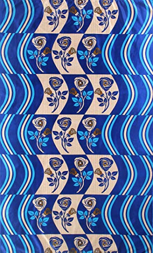 Image of Exporthub 2 Piece Fancy Blackout Modern Polyetser Eyelet Long Door Curtain-Blue (EHSPR691 84)