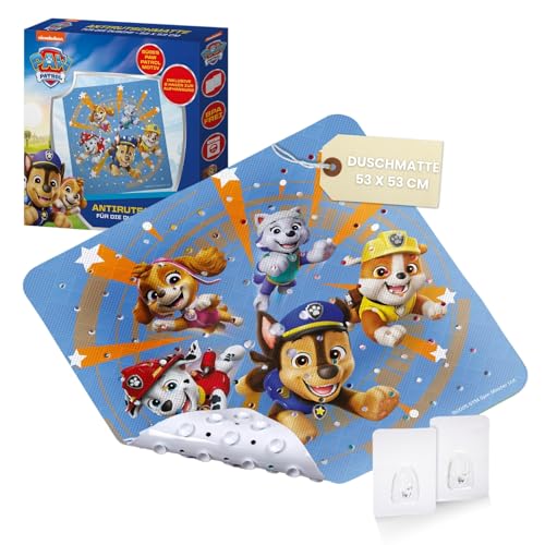 PAW Patrol rutschfeste Duschmatte für Kinder - Anti Schimmel Duscheinlage...