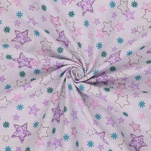 Premium Grey Star-Print Flannel Fabric by Mook Fabrics – Versatile Cotton Material for Quilting, Apparel, and Home Decor – Cut by the Yard 3 Premium Grey Star-Print Flannel Fabric by Mook Fabrics – Versatile Cotton Material for Quilting, Apparel, and Home Decor – Cut by the Yard - Image 2