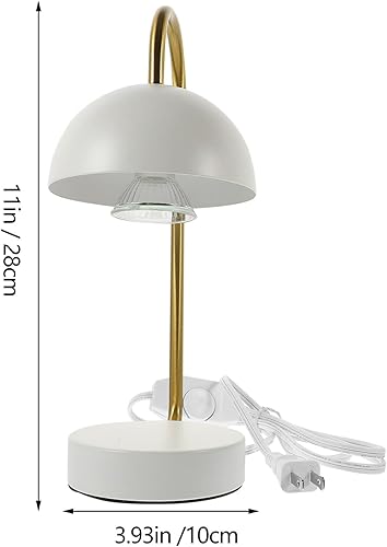 Miniatura 7 de Healifty Lámpara calentadora de velas, compatible con tarro grande Yankee Candle, derretidor de velas regulable para velas de tarro de tamaño