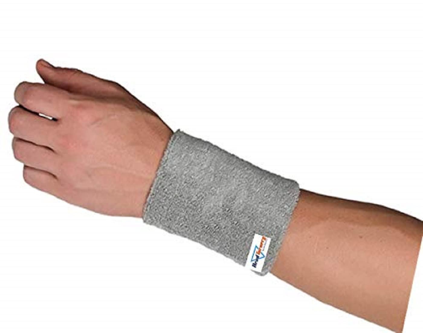 HeadTurners Sweat Band Wrist Band/Wrist Support for Gym, Cricket, Running and Sports Activities 5 inches- (1 pc, Grey) (B08HS8M4TT) Amazon Price History, Amazon Price Tracker