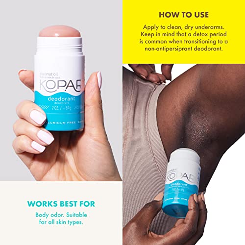 Kopari Aluminum Free Deodorant With Organic Coconut Oil | Original 2 Pack | Vegan thumb #4