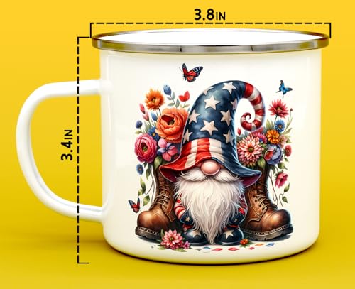 Taza de Camping Esmaltada Patriótica Loftipop 470 ml miniatura 5