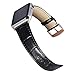 CHIMAERA Compatible for 38MM 40MM 42MM 44MM Apple Watch Band Alligator Grain Genuine Calf Leather Strap Replacement for iWatch Series 5/4/3/2/1 Black/Gold/Rose Gold Adapters