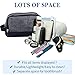 WOWBOX Travel Kit Toiletry Bag for Men Waterproof Cosmetic Makeup Shower Bag Shaving Dopp Kit Case Accessories Organizer with Side Hand Strap