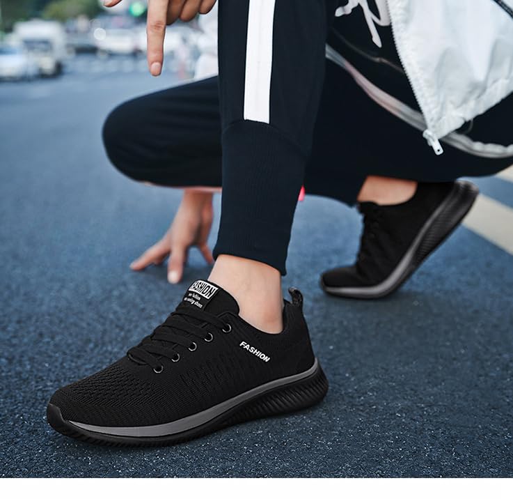 Tennis Shoes Mens Sneakers Breathable Mesh Walking Shoes Arch Support Orthopedic Athletic Workout Gym Running Shoe for Travel Jogging Sports Cross Training3