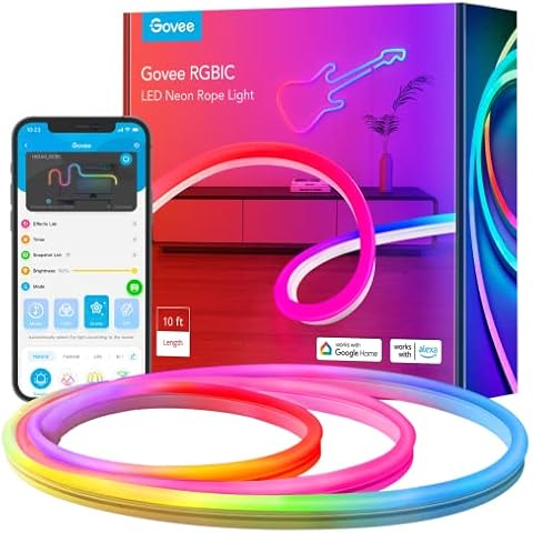 Govee Neon Rope 3M Tira LED de Neón de Silicona Cover