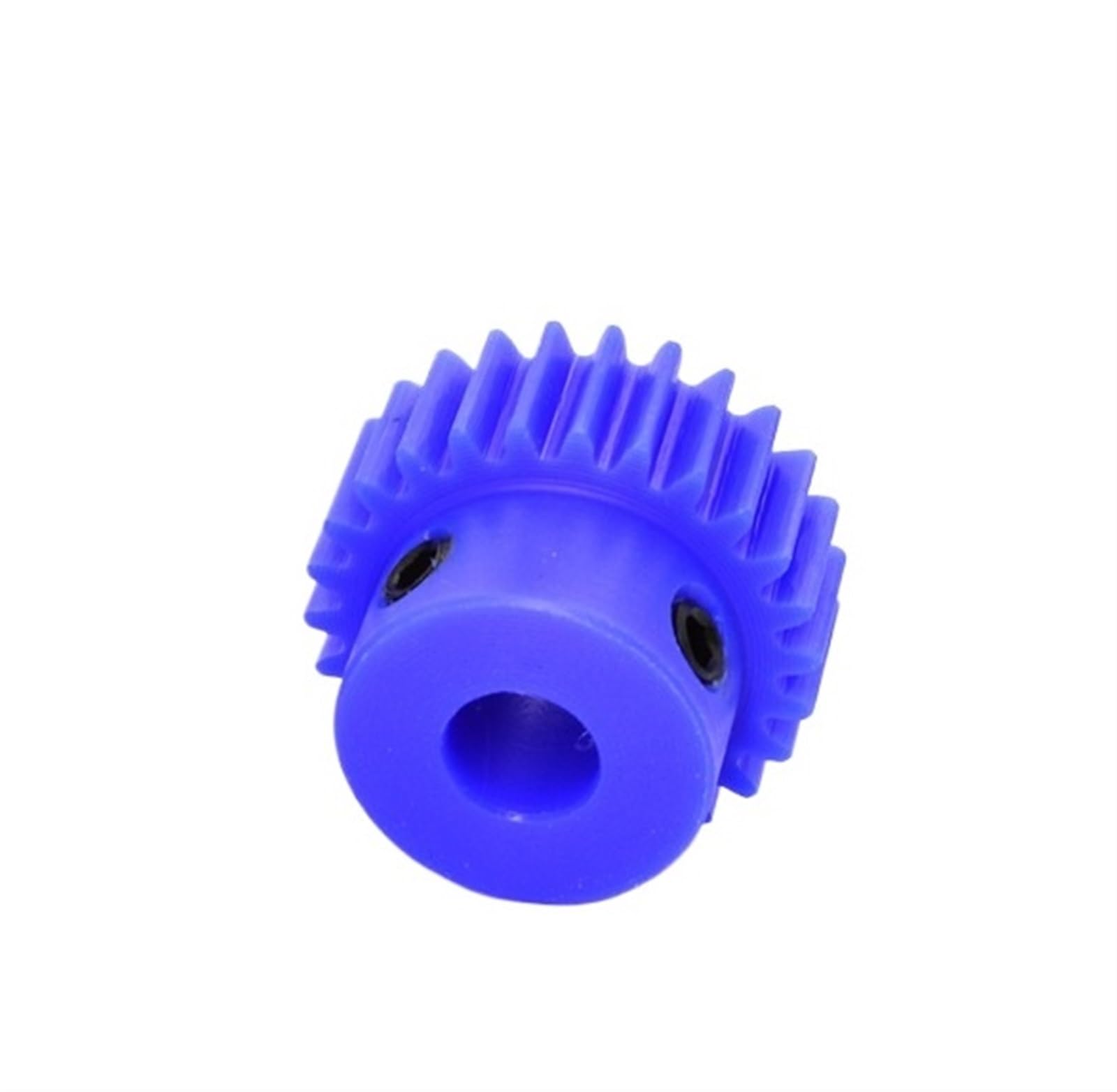 Bevel Gear Pinion Hardware Mechanical 1pcs 4mm Plastic Spur Gear Blue Nylon Gear Boss Gear Spur Gear 1module 15T~40T(18 Teeth)