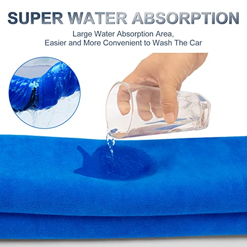 Pipimoo Large Microfiber Towels For Cars - 20"X39" Ultra Absorbent & Soft Microfiber Cloth (2-Color Packaging) | Oversized Microfiber Cleaning Cloth For Cars Motor Cleaning Detailing Polishing Drying #TOP4