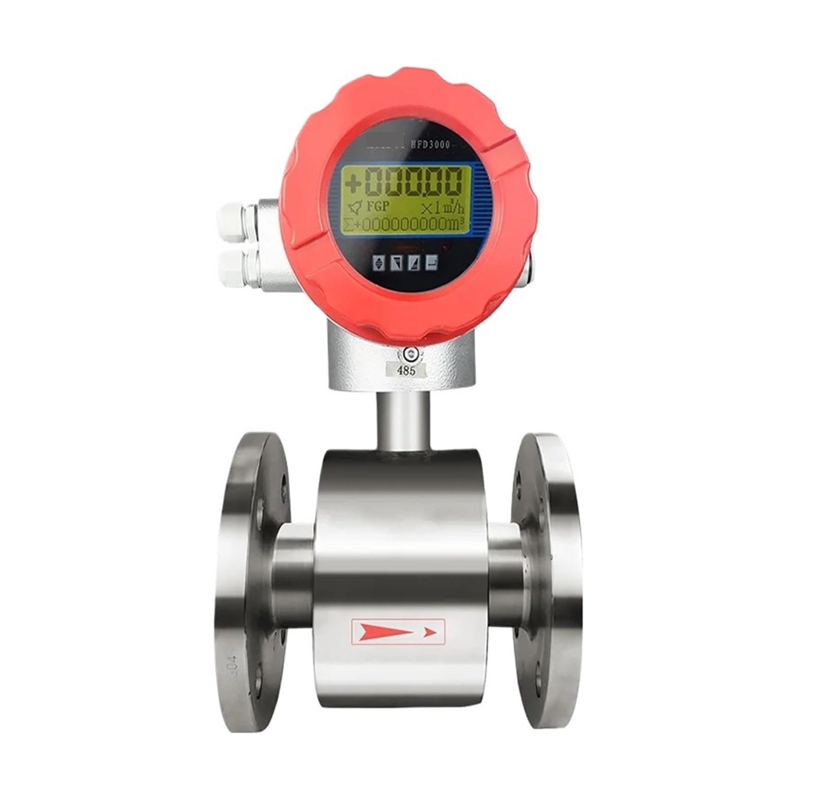 KSZHZYMGX Electromagnetic Flow Meter Magnetic Flow Sensor Sea Water Sewage Flowmeter DN65 DN80 DN100 DN300(DN65 24VDC)