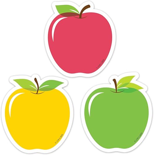 CTP Apple Time Apples 3" Designer Cut-Outs (#11059 Creative Teaching Press)