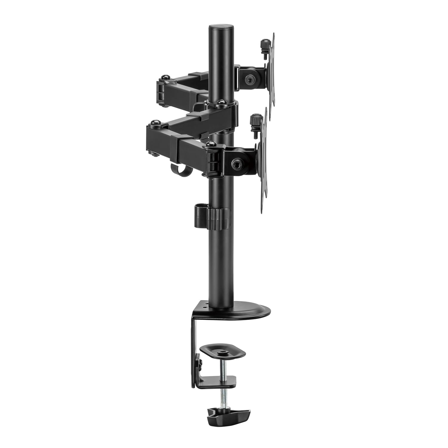 Maclean MC-754N uchwyt biurkowy do 2 monitorów VESA 75 x 75 i 100 x 100, 17–32", 2 x 9 kg