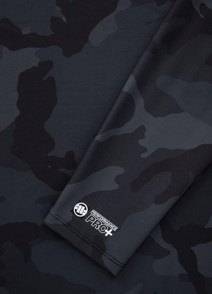 Pitbull Koszulka męska z długim rękawem Rashguard Gym Sport Pit Bull West Coast ADCC Camo