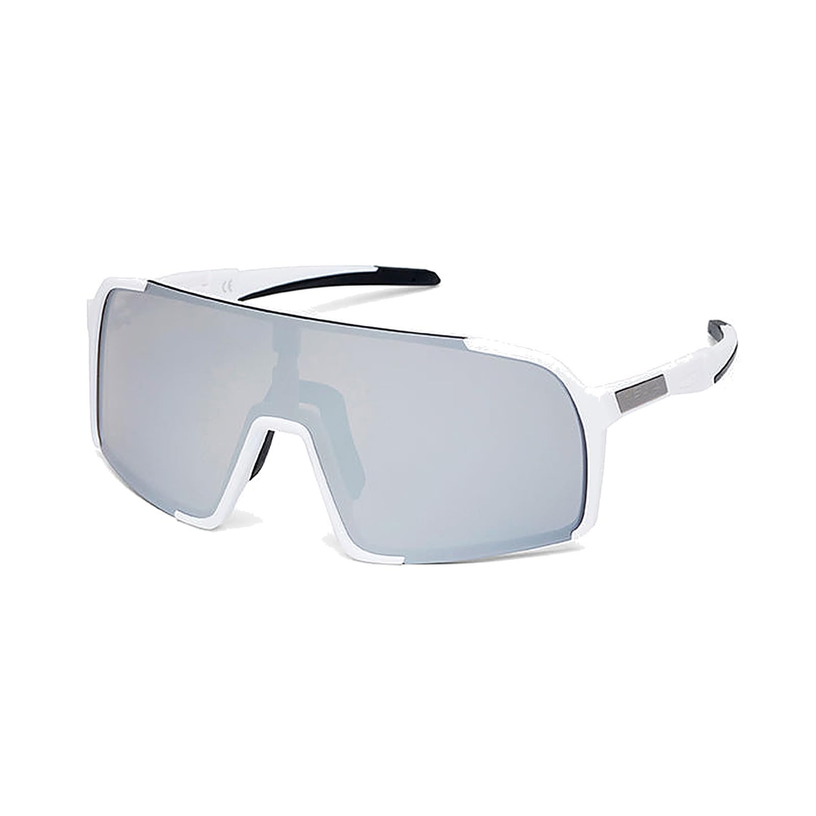 Enzo Sportbrille 3 Wechsellinsen Inklusive | UV-Schutz Wraparound | Cycling-Brille für Rennrad, MTB & Triathlon