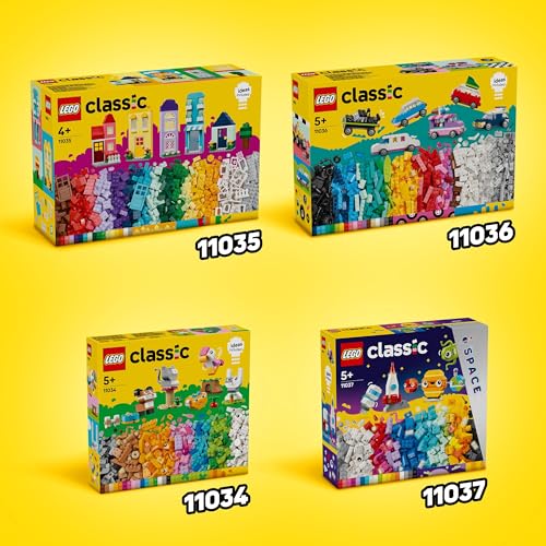 Classic Pianeti dello Spazio Creativi, Modellino da Costruire di Sistema Solare per Bambini e Bambine da 5 Anni in su, con Razzo Spaziale Giocattolo per Piccoli Astronauti 11037 - Lego - Immagine 6