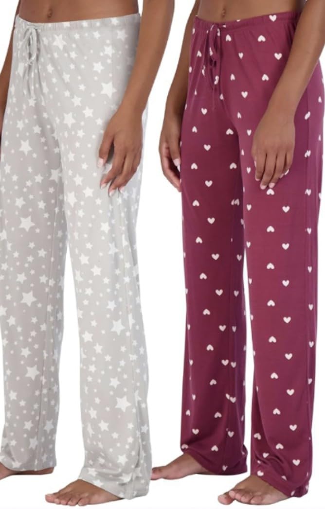 kunjus Regular Fit Pyjamas Pajama Pants for Women Pack of 2 (Prints and Designs may vary)-picture-56