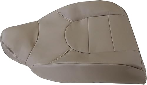 Miniatura 3 de NLQR Fundas de asiento de repuesto para ambos lados en la parte inferior y trasera, de piel de microfibra, color tostado, compatible con Ford F250