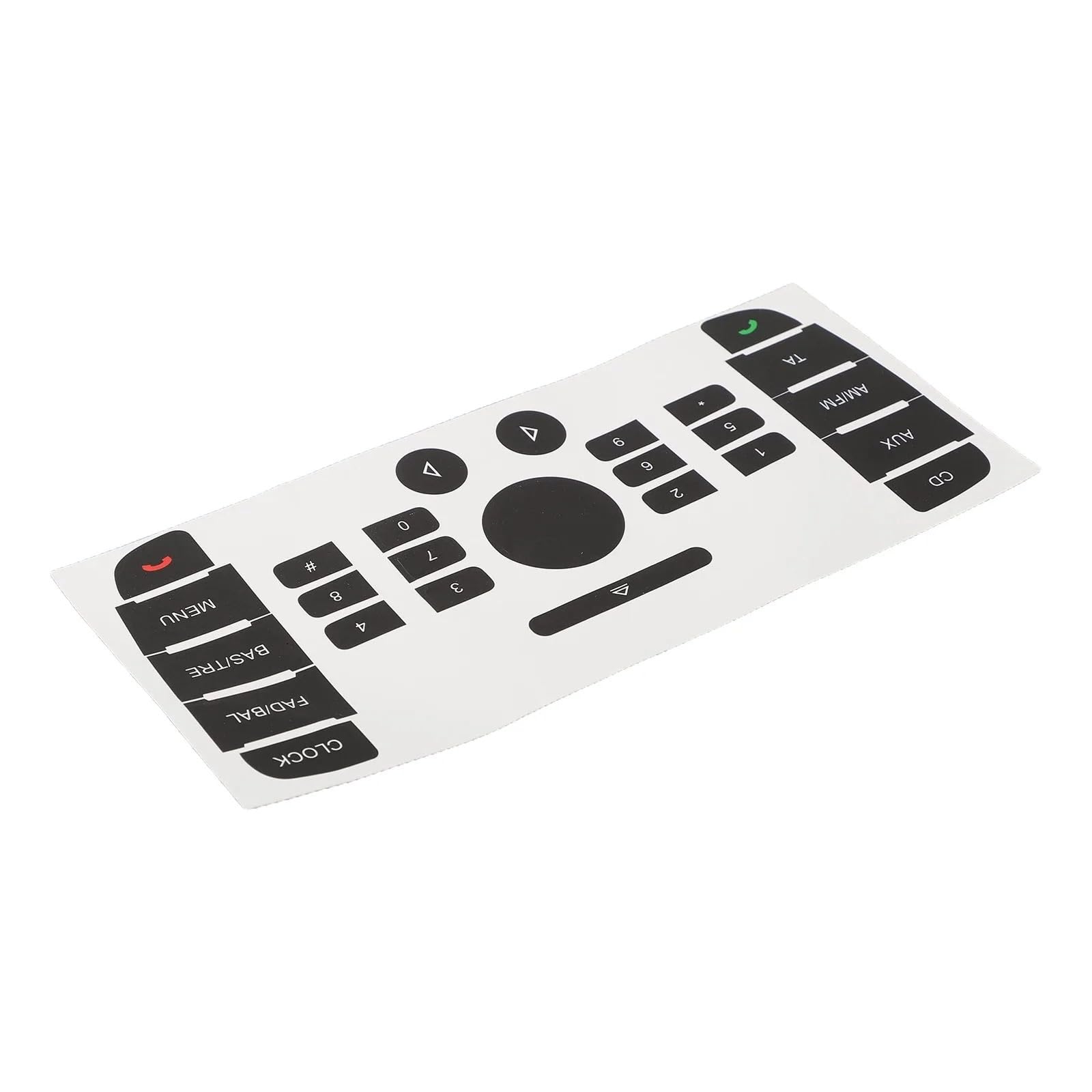 Interior Button Decals Compatible with for Mondeo for 6000 Multimedia Panel Button Repair Decal Sticke CD On Replacement Car Part