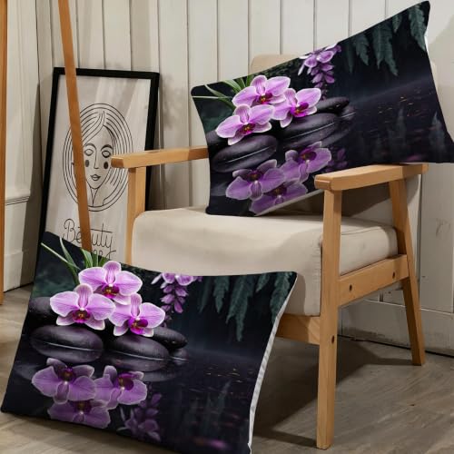 Housse de Couette 140x200 Étang Gris Douce Parure de Lit Microfibre avec Fermeture Éclair